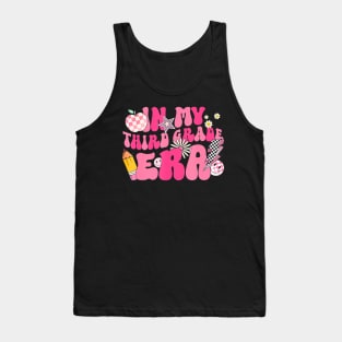 In My Third Grade Era Back To School 3Rd Grade Retro Groovy Tank Top